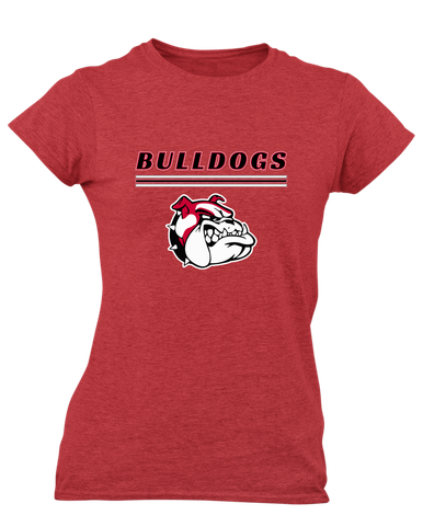 Oak Hills Bulldogs Mascot #8 Women's Premium SS T-Shirt