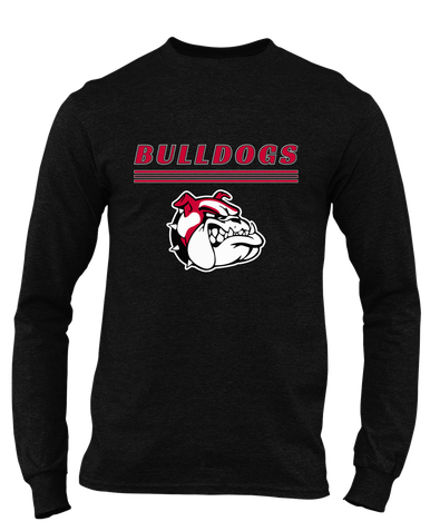 Oak Hills Bulldogs Mascot #8 Men's LS T-Shirt