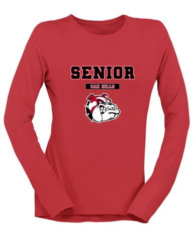 Oak Hills Bulldogs Senior #2 Women's LS T-Shirt