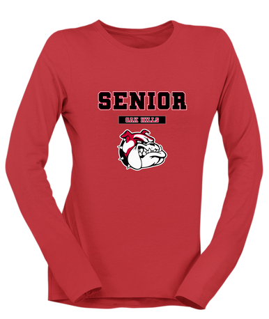 Oak Hills Bulldogs Senior #2 Women's Premium LS T-Shirt