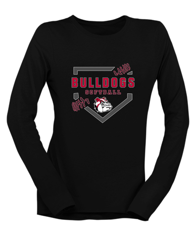 Oak Hills Bulldogs Softball #2 Women's LS T-Shirt