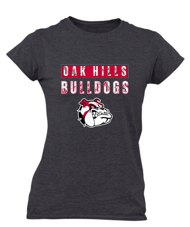Oak Hills Bulldogs Mascot #9 Women's SS T-Shirt