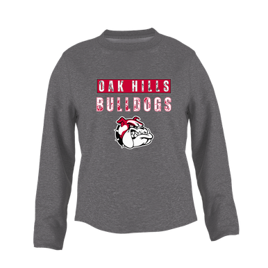 Oak Hills Bulldogs Mascot #9 Women's Sweatshirt