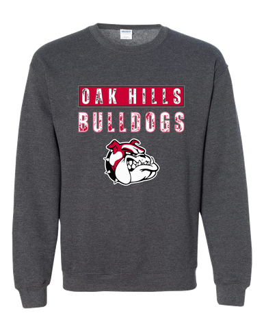 Oak Hills Bulldogs Mascot #9 Men's Sweatshirt