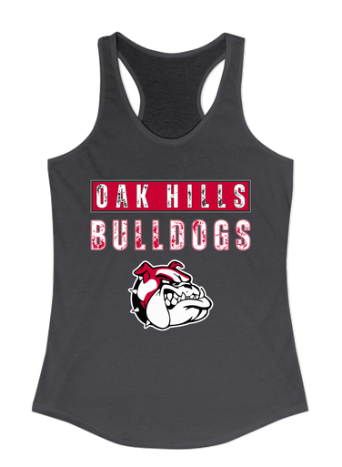 Oak Hills Bulldogs Mascot #9 Women's Tank Top