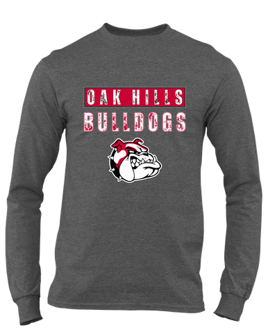 Oak Hills Bulldogs Mascot #9 Men's Premium LS T-Shirt