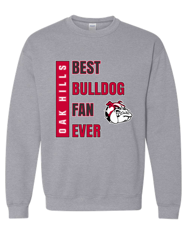 Oak Hills Bulldogs Best Bulldog Fan Men's Sweatshirt