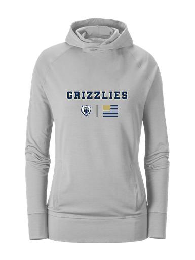Spring Valley Grizzlies Team Colors Flag Women's Hoodie