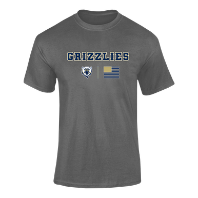 Spring Valley Grizzlies Team Colors Flag Men's SS T-Shirt