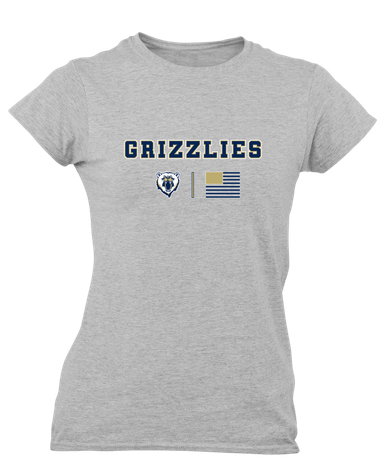 Spring Valley Grizzlies Team Colors Flag Women's SS T-Shirt