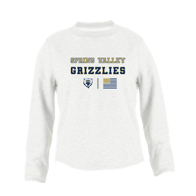 Spring Valley Grizzlies Spirit Flag Women's Sweatshirt