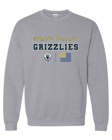 Spring Valley Grizzlies Spirit Flag Men's Sweatshirt