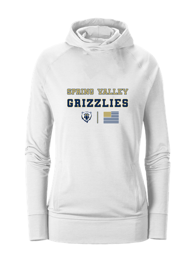 Spring Valley Grizzlies Spirit Flag Women's Hoodie