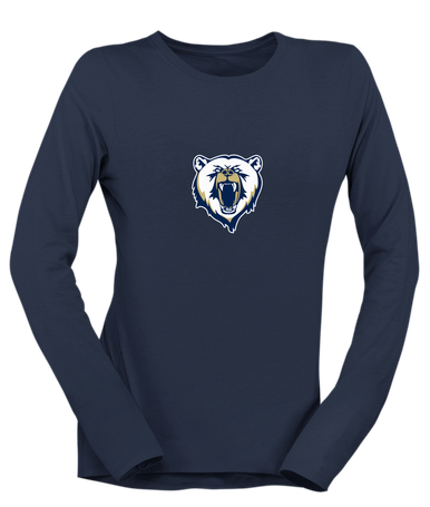 Spring Valley Grizzlies Mascot #1 Women's LS T-Shirt