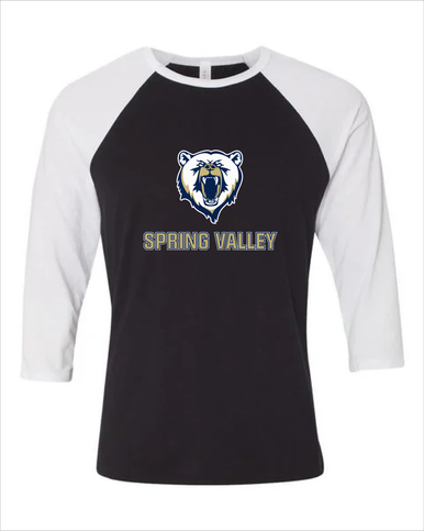 Spring Valley Grizzlies Mascot #2 Women's Baseball T-Shirt