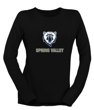 Spring Valley Grizzlies Mascot #2 Women's Premium LS T-Shirt