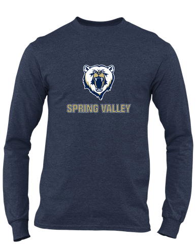 Spring Valley Grizzlies Mascot #2 Men's LS T-Shirt