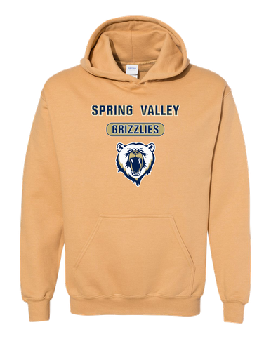 Spring Valley Grizzlies Mascot #3 Men's Hoodie