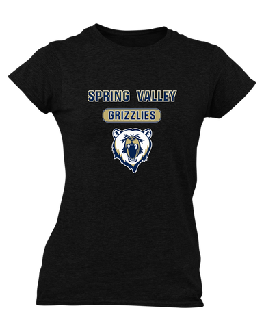 Spring Valley Grizzlies Mascot #3 Women's Premium SS T-Shirt