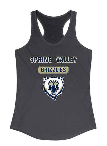 Spring Valley Grizzlies Mascot #3 Women's Tank Top