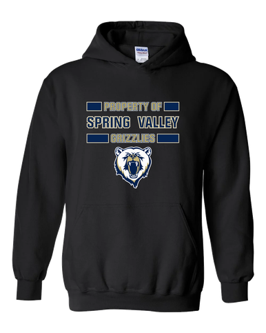 Spring Valley Grizzlies Property Of Men's Hoodie