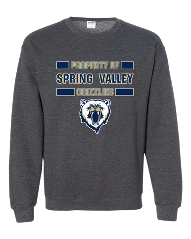 Spring Valley Grizzlies Property Of Men's Sweatshirt