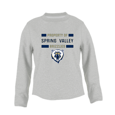 Spring Valley Grizzlies Property Of Women's Sweatshirt