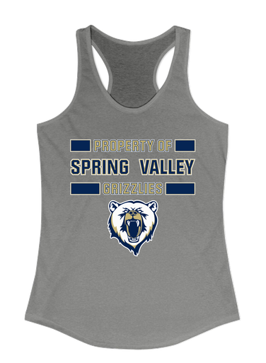 Spring Valley Grizzlies Property Of Women's Tank Top