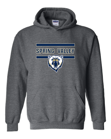 Spring Valley Grizzlies Mascot #4 Men's Hoodie