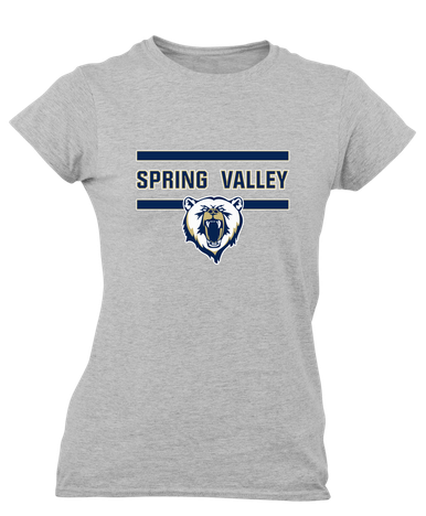 Spring Valley Grizzlies Mascot #4 Women's Premium SS T-Shirt