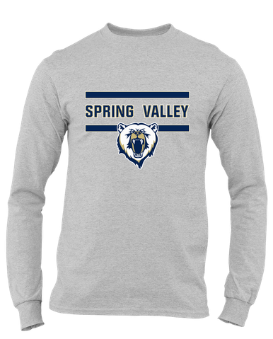 Spring Valley Grizzlies Mascot #4 Men's Premium LS T-Shirt