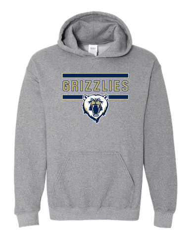 Spring Valley Grizzlies Mascot #5 Men's Hoodie