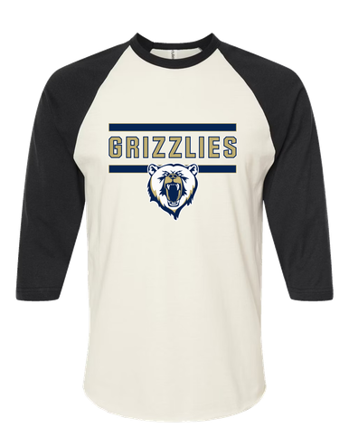 Spring Valley Grizzlies Mascot #5 Men's Baseball T-Shirt