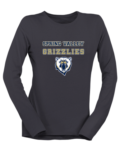 Spring Valley Grizzlies Spirit Women's LS T-Shirt
