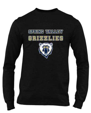 Spring Valley Grizzlies Spirit Men's Premium LS T-Shirt