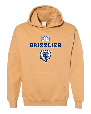 Spring Valley Grizzlies Go Team Men's Hoodie