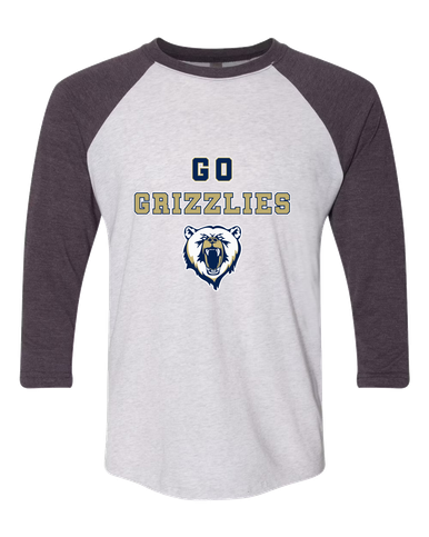Spring Valley Grizzlies Go Team Men's Baseball T-Shirt