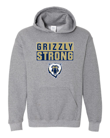 Spring Valley Grizzlies Strong #1 Men's Hoodie