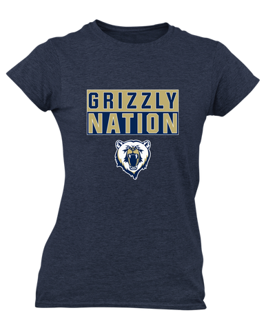 Spring Valley Grizzlies Nation #1 Women's SS T-Shirt