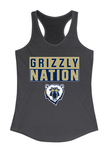 Spring Valley Grizzlies Nation #1 Women's Tank Top
