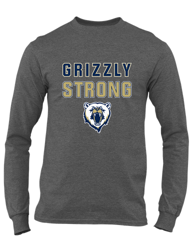 Spring Valley Grizzlies Strong #2 Men's LS T-Shirt