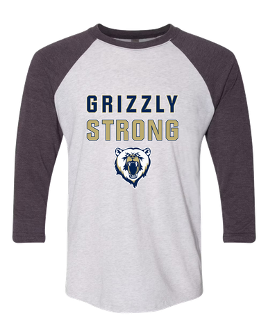 Spring Valley Grizzlies Strong #2 Men's Baseball T-Shirt