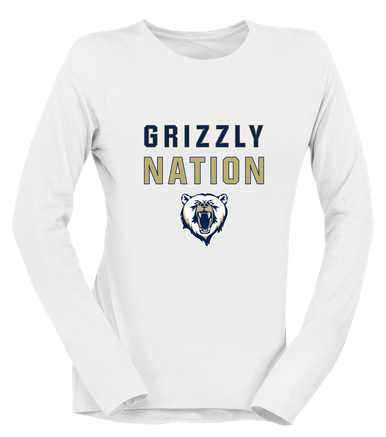 Spring Valley Grizzlies Nation #2 Women's LS T-Shirt