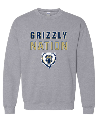 Spring Valley Grizzlies Nation #2 Men's Sweatshirt