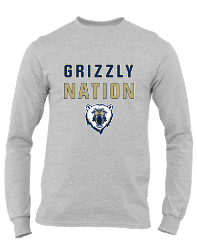 Spring Valley Grizzlies Nation #2 Men's Premium LS T-Shirt