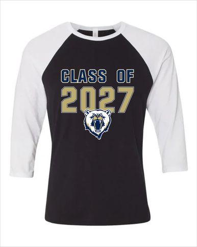 Spring Valley Grizzlies Class of 2027 Women's Baseball T-Shirt