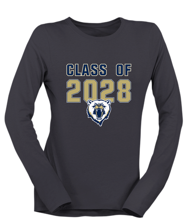 Spring Valley Grizzlies Class of 2028 Women's LS T-Shirt