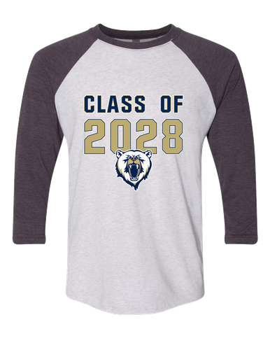 Spring Valley Grizzlies Class of 2028 Women's Baseball T-Shirt