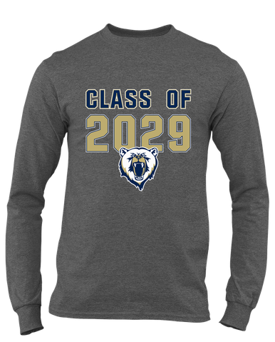 Spring Valley Grizzlies Class of 2029 Men's LS T-Shirt