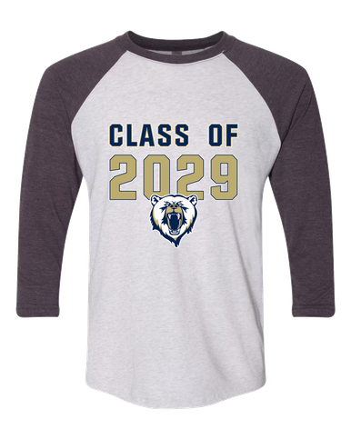Spring Valley Grizzlies Class of 2029 Men's Baseball T-Shirt